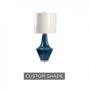Varsity Blue Lamp Custom Shade