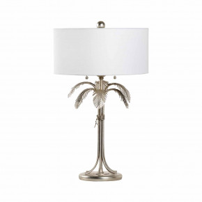 Fine Palm Lamp Silver