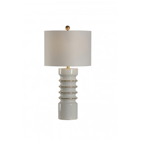 Chimney Lamp - White/Gold