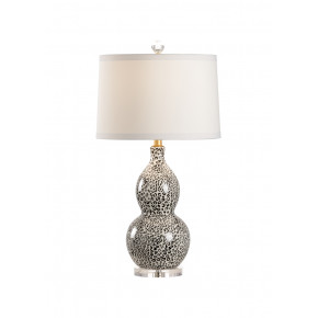 Snow Leopard Table Lamp Gray