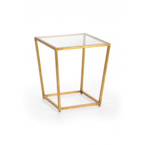Cubist Side Table Gold