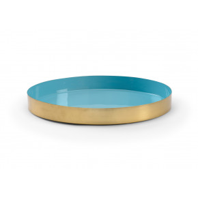 Caribbean Round Gold Tray, Large
