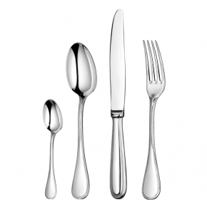 Perles Flatware Set For 12 People (48 Pieces) Silverplated
