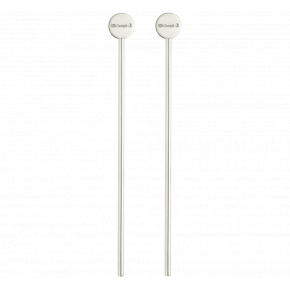 Uni Set Of 2 Cocktail Stirrers Silverplated