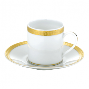 Malmaison Coffee Cup And Saucer Porcelain Gold