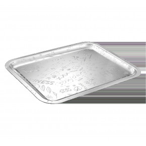 Graffiti Silverplated Tray 14"X11" (36x28 Cm)