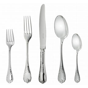 Marly Silverplated 24 Pieces Set for 6 in Chest (6x: Dinner Fork, Dinner Knife, Table Spoon, Coffee Spoon)