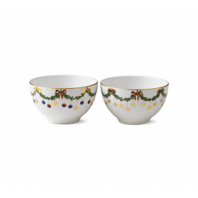 Star Fluted Bowl 30 cl 10.14 oz, 11 cm 4.33 in 2 pack