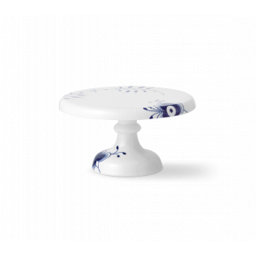 Blue Fluted Mega Cake Stand Small 9.25"