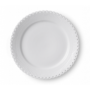 White Fluted Full Lace Dinnerware