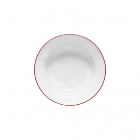 Beja White & Red Soup/Pasta Plate D8.25'' H2'' | 20 Oz.