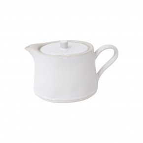 Beja White & Cream Tea Pot 9'' X 5.25'' H5.25'' | 34 Oz.