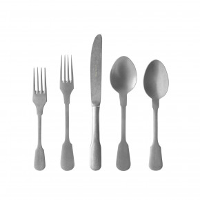 Saga Matte 5-Pc Setting (table knife, table fork, table spoon, dessert fork, dessert spoon)