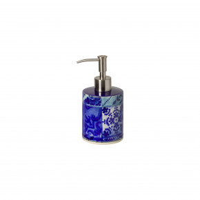 Lisboa Blue Tile Soap/Lotion Pump D3'' H4.25'' | 20 Oz
