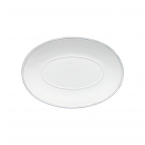 Friso White Oval Platter 11.75'' X 8.25'' H1.25''
