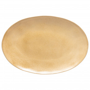 Livia Champagne Oval Platter 17.5'' X 12'' H2''