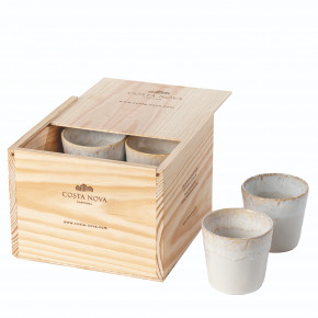 Grespresso White Gift Box 8 Lungo Cups Box: 9.75'' x 9.75'' H5.75''