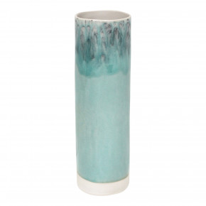 Madeira Blue Cylinder Vase D3.5'' H11.75'' | 51 Oz.