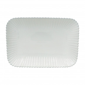 Pearl White Rect. Platter 15.5'' x 11'' H1.75''