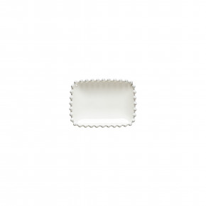 Pearl White Soap Dish 5.5'' X 4'' H1''