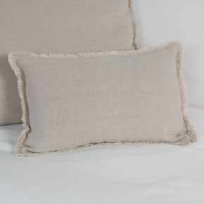 Provence, Flax, Fringe 13" x 19" Pillow