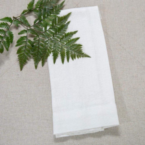 Provence, Off White, Hemmed 17" x 29" Linen Hand Towel