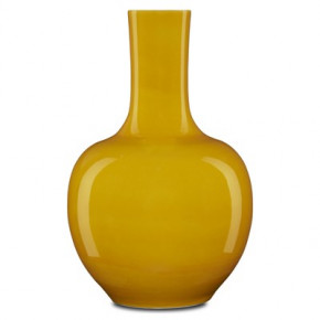 Imperial Yellow Long Neck Vase