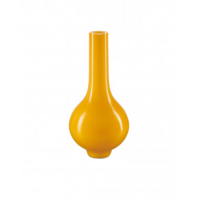 Imperial Yellow Peking Long Neck Vase