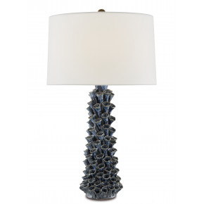 Sunken Blue Table Lamp