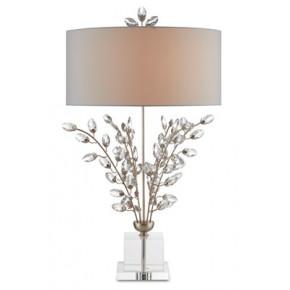 Forget-Me-Not Silver Table Lamp