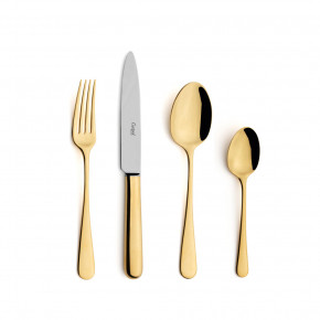Atlantico Gold Polished 24 pc Set (6x Dinner Knives, Dinner Forks, Table Spoons, Coffee/Tea Spoons)