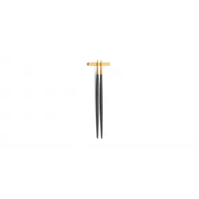 Goa Grey Handle/Gold Matte Chopstick Set 8.9 in (22.5 cm)