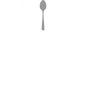 Alcantara Steel Polished Mocha Spoon 3.9 in (10 cm)