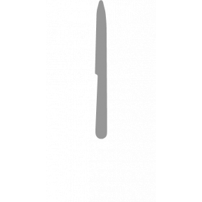Ebony Black Handle/Steel Matte Dessert Knife 8 in (20.4 cm)
