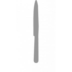 Ebony Black Handle/Steel Matte Serving Knife 10.2 in (26 cm)