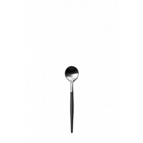 Goa Black Handle/Steel Matte Mocha Spoon 4.1 in (10.5 cm)