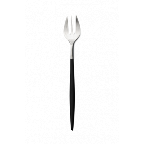 Goa Black Handle/Steel Matte Oyster Fork 6.9 in (17.5 cm)