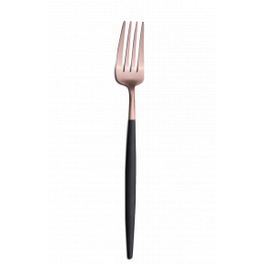 Goa Black Handle/Rose Gold Matte Dinner Fork 8.5 in (21.7 cm)
