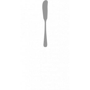 Noor Black Handle/Steel Matte Butter Knife 7.2 in (18.3 cm)