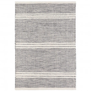 Malta Grey Handwoven Wool Rug 3' x 5'