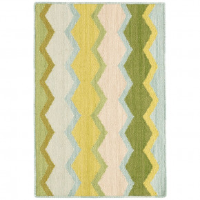 Safety Net Green by Kit Kemp Handwoven Wool Rugs