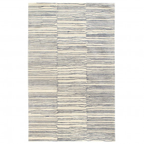 Striae Pewter Blue by Marie Flanigan Hand Tufted Wool Rugs