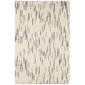 Ozzie Black/White Hand Loom Knotted Wool Rugs