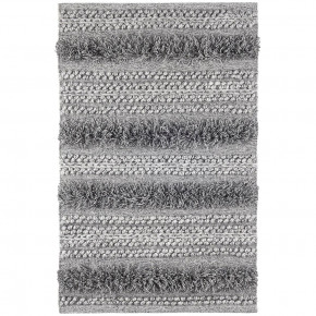 Zhara Stripe Grey Handwoven Indoor/Outdoor Rugs