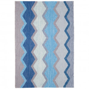 Safety Net Blue by Kit Kemp Handwoven Indoor/Outdoor Rugs