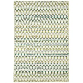 Poppy Moss Handwoven Wool Rug