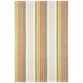Sloane Stripe Sprout Handwoven Cotton Rug