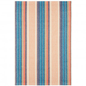 Sloane Stripe Sunset Handwoven Cotton Rug