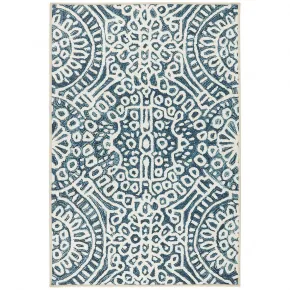 Temple Ink Machine Washable Rug