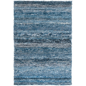 Denim Chindi Blue Hand Hooked Cotton Rug